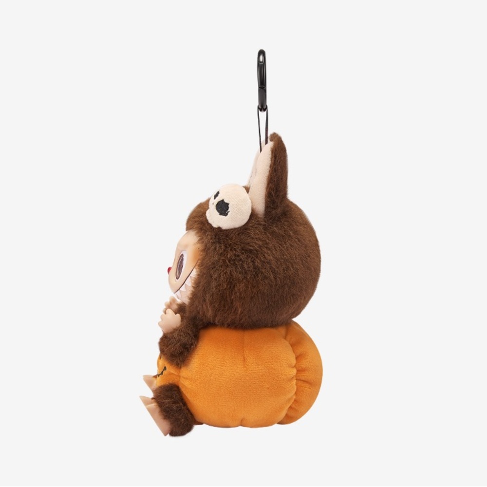 Authentic Pop Mart Labubu Halloween Pumpkin Vinyl Plush Pendant - Picture 3 of 11